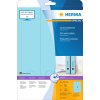 Etiquetas para carpetas A4 azul 61x297 mm papel mate opaco 60 unid.