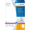 Etiquetas para carpetas A4 blancas 59x297 mm papel opaco mate 75 unid.