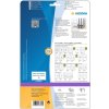 Etiquetas para carpetas A4 blancas 192x38 mm papel opaco mate 70 unid.