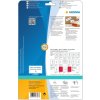 Etiqueta de envío-aviso A4 blanco 50x142 mm papel mate 200 unid.