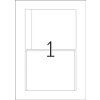 CD inlay para estuche A4 blanco 151x118 mm cartón no adhesivo 25 unid.