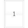 Inserto DVD A4 blanco 273x183 mm cartón no adhesivo 25 unid.