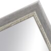 Marco de madera H640 gris 20x20 cm espejo cristal