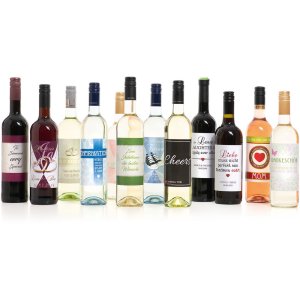 Etiquetas para botellas A4 inkjet blanco 90x120 mm papel brillo 40 unid.