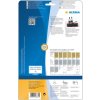 Etiquetas para botellas A4 inkjet blanco 90x120 mm papel brillo 40 unid.