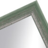 Marco de madera H640 verde 30x42 cm espejo cristal