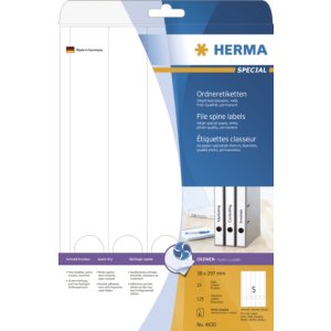 Etiquetas para carpetas de inyección de tinta a4...