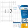 Etiquetas A4 blanco 25,4x16,9 mm Papel movible-desmontable mate 2800 unid.