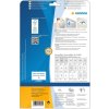 Etiquetas de precio A4 blanco 35,6x16,9 mm Papel movible-desmontable mate 2000 unid.