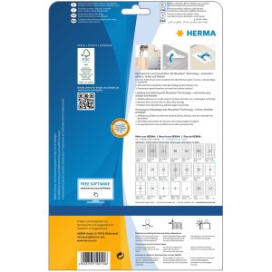 Etiquetas A4 blanco 88,9x46,6 mm Papel...