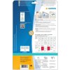 Etiquetas para direcciones A4 blancas 99,1x38,1 mm papel reposicionable mate 350 unid.