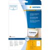 Etiquetas A4 blanco 210x297 mm Papel movible-desmontable mate 25 unid.