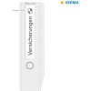 Etiquetas para carpetas A4 blanco 192x34 mm Papel movible-removible opaco mate 200 unid.