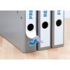 Etiquetas para carpetas A4 blanco 38x297 mm Papel movible-desmontable opaco mate 125 unid.