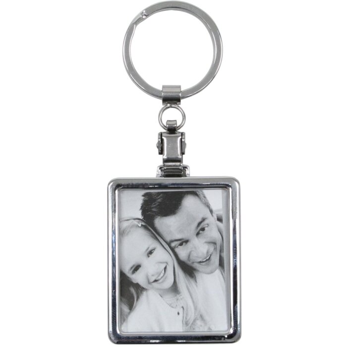 Colgante de metal con foto Deknudt Rectangular 3,5x4,5 cm