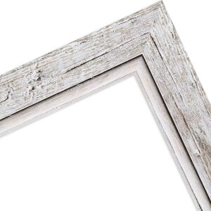 Marco de madera H660 blanco 20x20 cm cristal normal