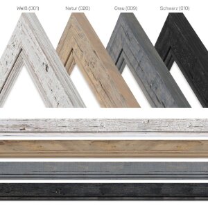 Marco de madera H660 gris 20x28 cm cristal normal