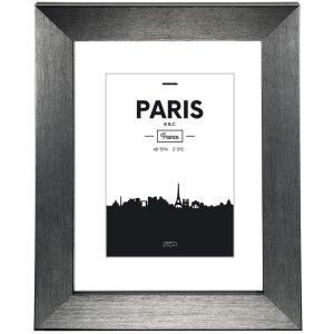 Marco de plástico París, gris contraste, 20...