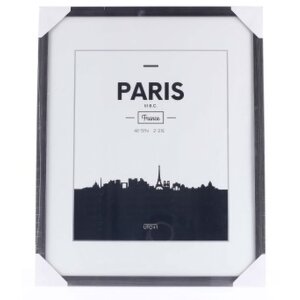 Marco de plástico París, gris contraste, 40 x 50 cm