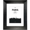 Marco de plástico París, Negro, 15 x 20 cm