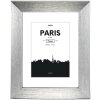 Marco de plástico París, plata, 10 x 15 cm