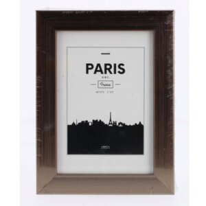 Marco de plástico París, acero, 10 x 15 cm