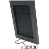 Marco de madera S49B perfil plano