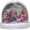 Acrílico - bola purpurina SNOW 6,5 cm