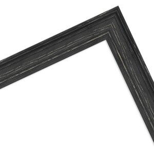 Marco de madera H470 negro 10x13 cm cristal de museo