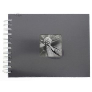 Álbum espiral Hama Fine Art gris 24x17 cm 50 páginas blancas