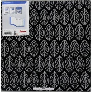 Hama Álbum Jumbo La Fleur 30x30 cm negro 100 páginas blancas