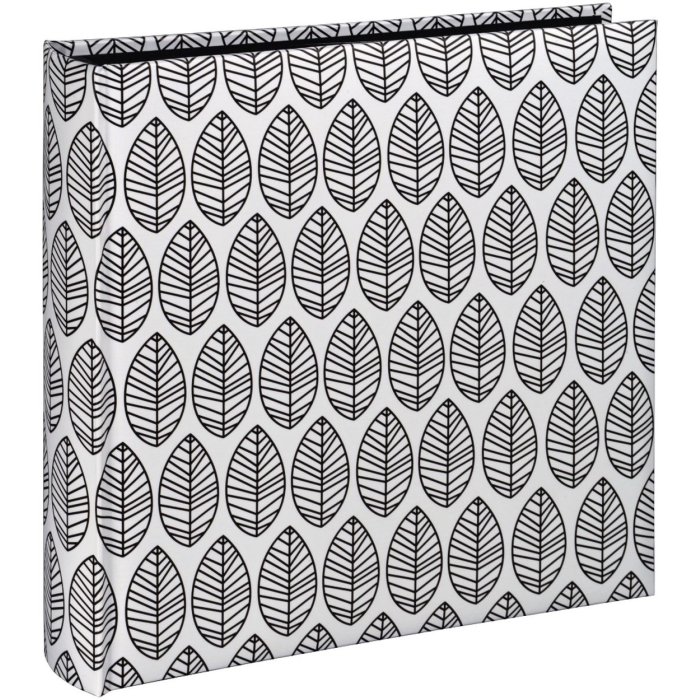 Álbum jumbo La Fleur, 30x30 cm, 100 páginas negras, blanco