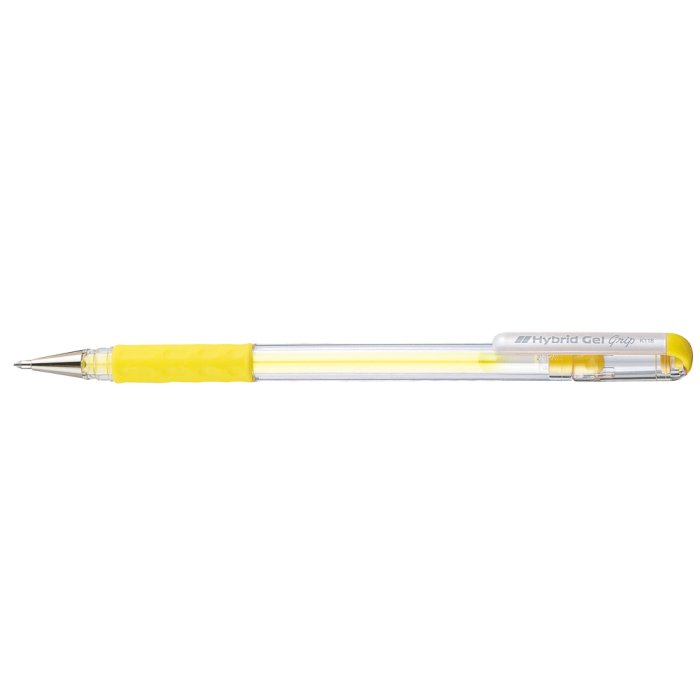 Bolígrafo de gel para álbumes de fotos Hybrid Gel Grip 0,4 mm amarillo pastel