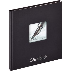Walther Libro de Visitas Fun negro 23x25 cm 72...