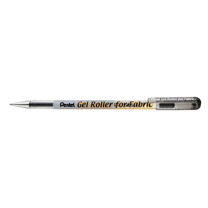 Roller de gel para textiles 0,5 mm negro