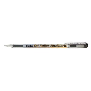 Roller de gel para textiles 0,5 mm negro