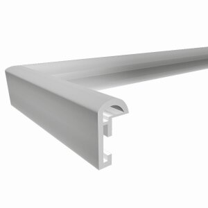 Marco de plástico Galeria 60x90 cm plata