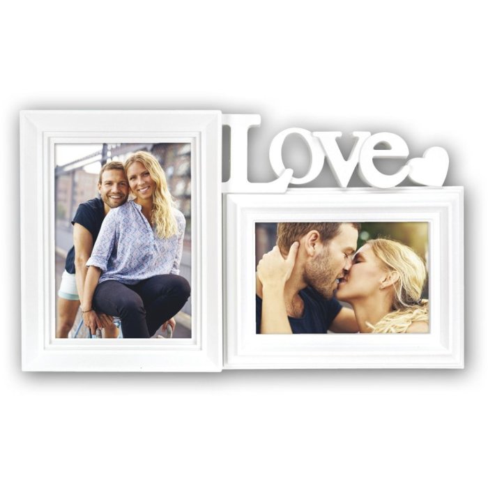 ZEP Marco doble Caracas blanco 10x15 cm y 13x18 cm