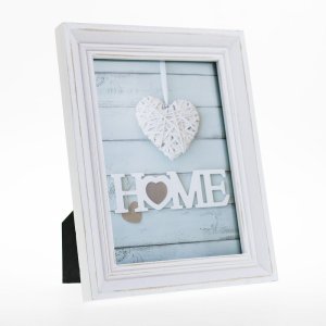 ZEP Marco de madera VINTAGE 13x18 cm blanco