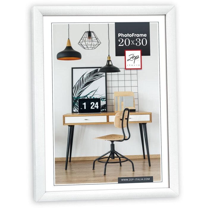 ZEP Marco de plástico Nuevo Easy blanco 21x29,7 cm Marco para documentos DIN A4