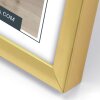 Marco de plástico ZEP Nuevo Easy 21x29,7 cm dorado Marco para documentos DIN A4