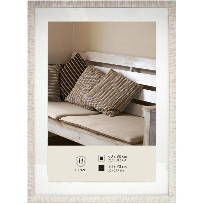 Marco de madera Driftwood 60x80 cm blanco
