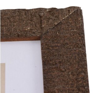 Marco de madera Driftwood 60x80 cm marrón oscuro