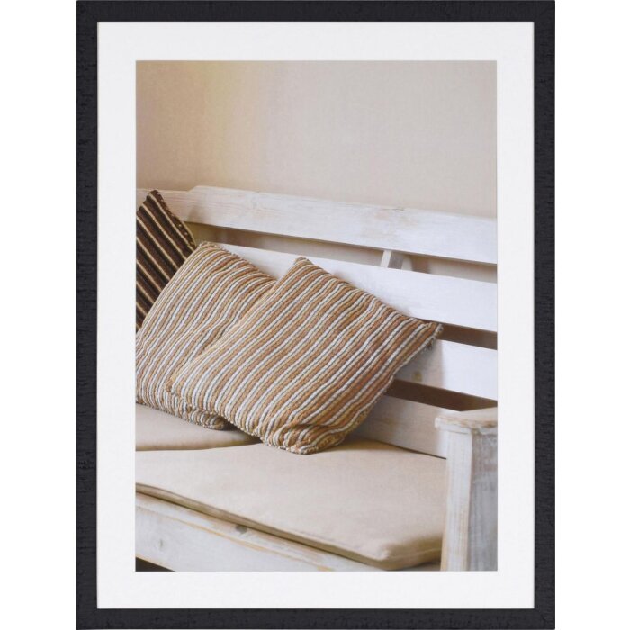 Marco de madera Driftwood 60x80 cm gris oscuro