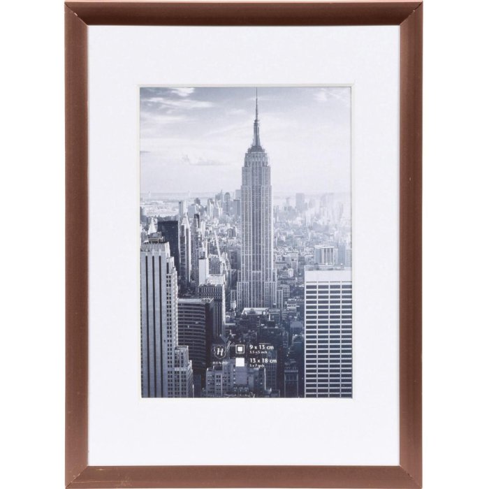 Henzo Marco Aluminio Manhattan 13x18 cm bronce