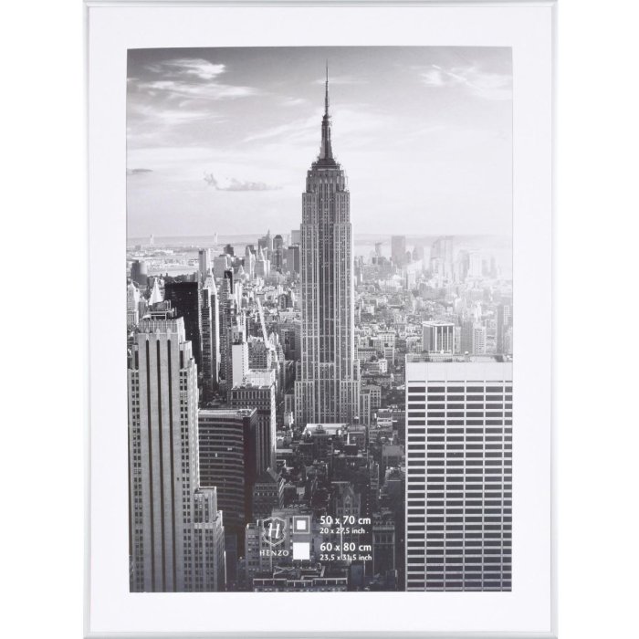 Henzo marco de aluminio Manhattan 60x80 cm plata
