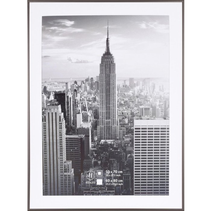 Henzo Marco de aluminio Manhattan 60x80 cm gris