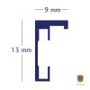 Henzo Marco de aluminio Manhattan 30x45 cm bronce
