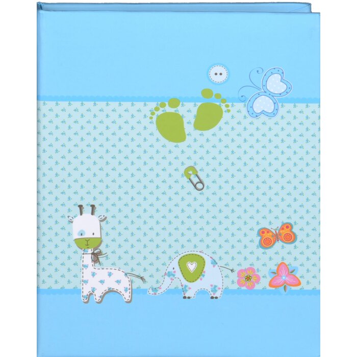Henzo Álbum Push-in Baby Moments azul 36 fotos 10x15 cm