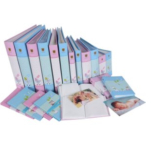 Henzo Álbum Push-in Baby Moments 36 fotos 10x15 cm rosa